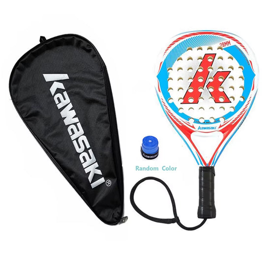 2022 Carbon Fiber Padel Tennis Paddle with Soft EVA Face and Protective Bag Cover